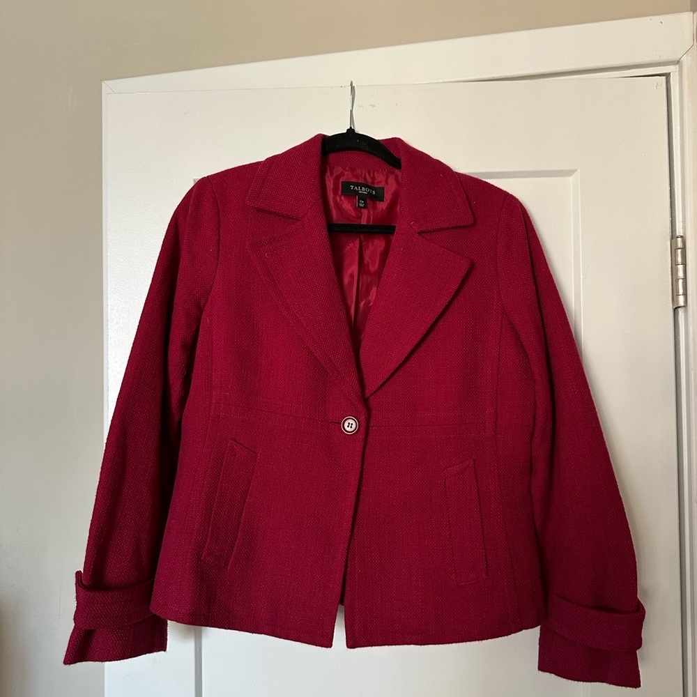 Talbots Vibrant Women's Blazer Jacket